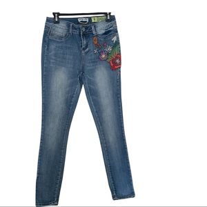 Indigo Rein Embroidered Jeans